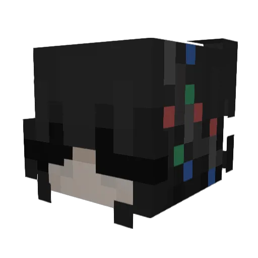 123fkigo Minecraft avatar head, 3D render