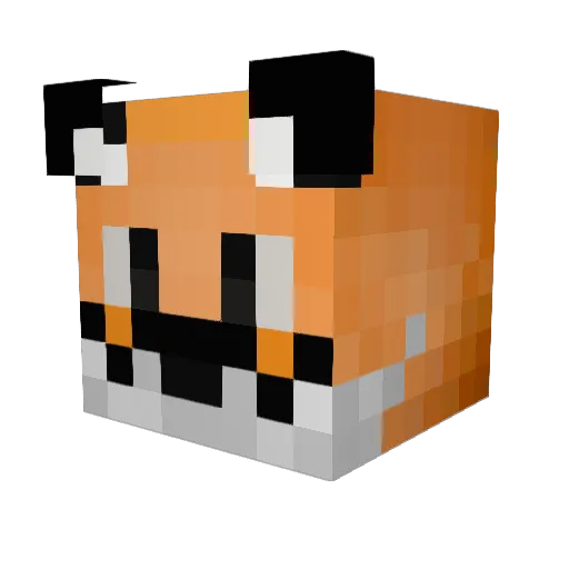 123leon3 Minecraft avatar head, 3D render