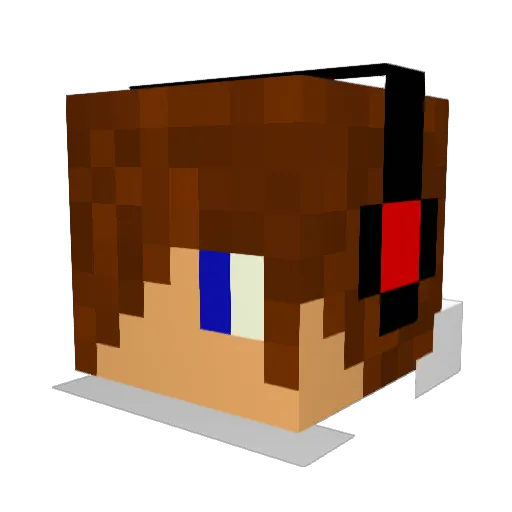 123liam678 Minecraft avatar head, 3D render
