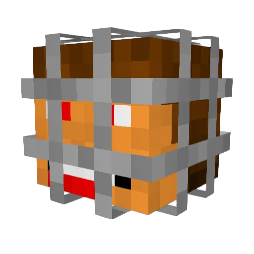123matty987 Minecraft avatar head, 3D render