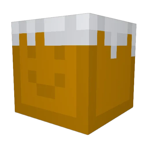 123qetui Minecraft avatar head, 3D render