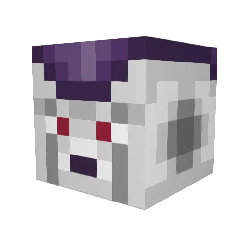 123volt15 Minecraft avatar head, 3D render