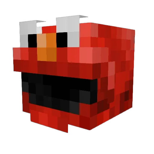 124alex Minecraft avatar head, 3D render