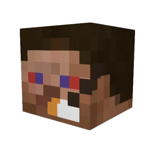 12Christopher12 Minecraft avatar head, 3D render