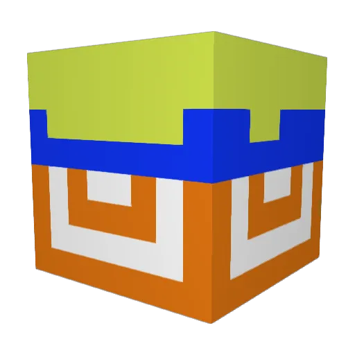 12Dean12 Minecraft avatar head, 3D render