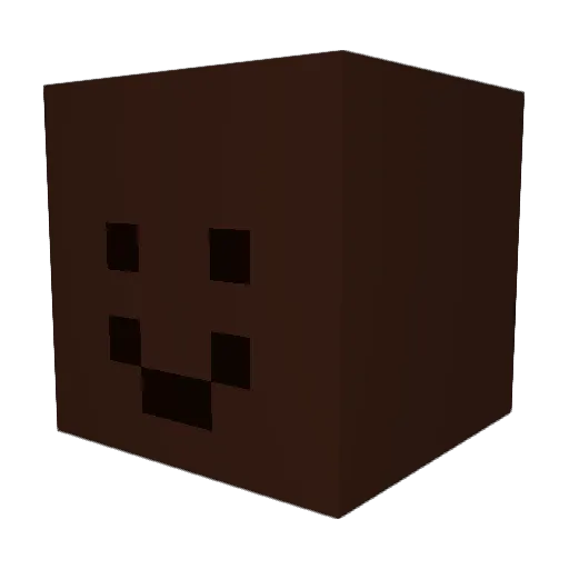 12Dent Minecraft avatar head, 3D render