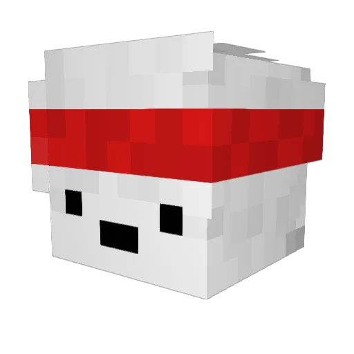 12Joshh Minecraft avatar head, 3D render