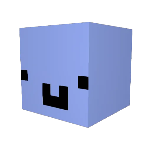 12Miner Minecraft avatar head, 3D render
