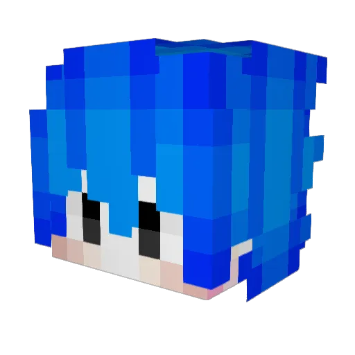 12Toys Minecraft avatar head, 3D render