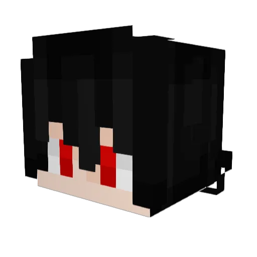12Troll Minecraft avatar head, 3D render