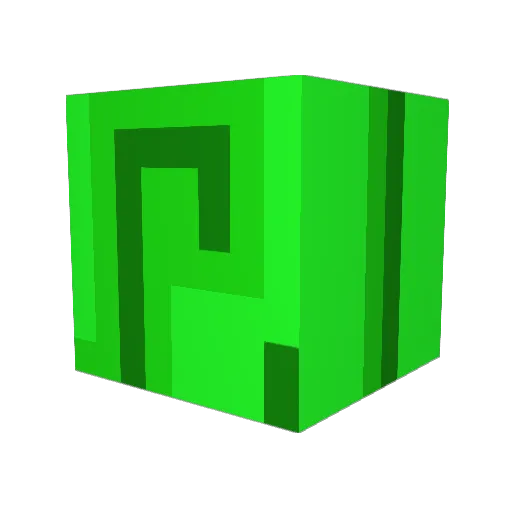12VERO12 Minecraft avatar head, 3D render