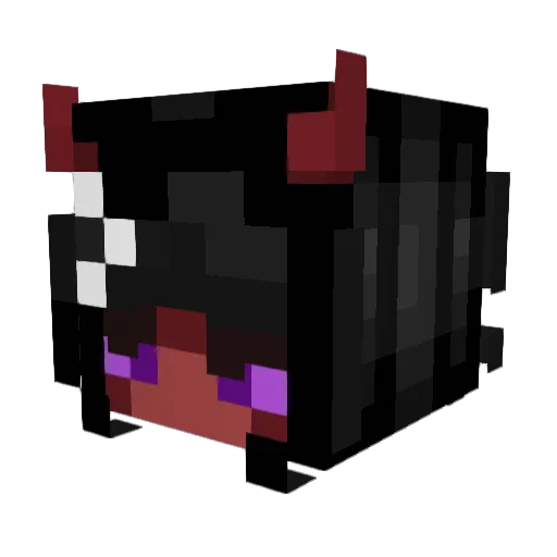 12_Sam_13 Minecraft avatar head, 3D render