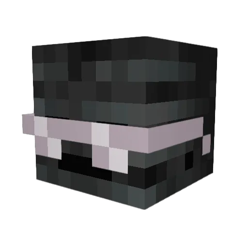 12gta5 Minecraft avatar head, 3D render