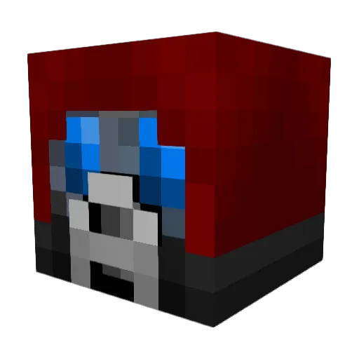 12marioo Minecraft avatar head, 3D render