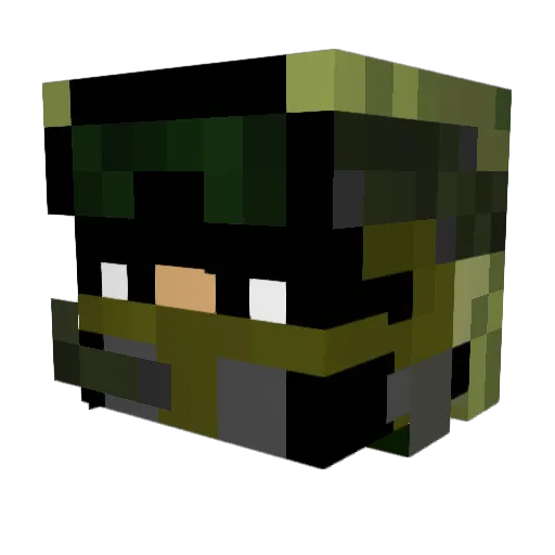 1309David_SA Minecraft avatar head, 3D render