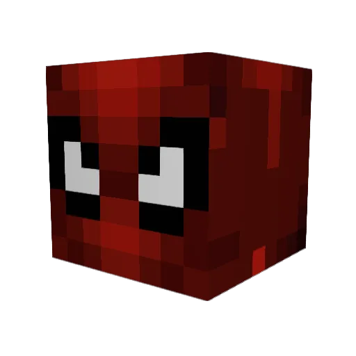 131212 Minecraft avatar head, 3D render