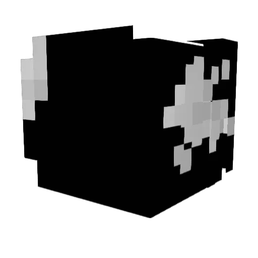 1337Austriaa Minecraft avatar head, 3D render