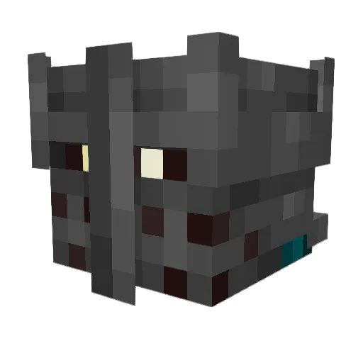 1337Fragger Minecraft avatar head, 3D render