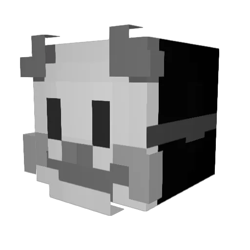 1337Ro7al__ Minecraft avatar head, 3D render