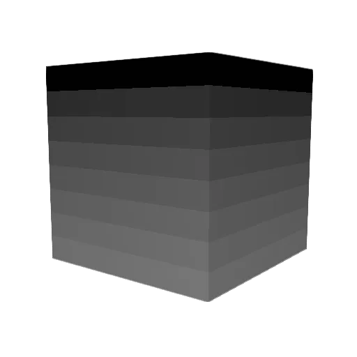 1337pil Minecraft avatar head, 3D render