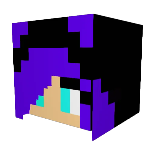 1353555 Minecraft avatar head, 3D render
