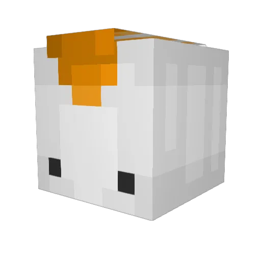 13BubbleTeas Minecraft avatar head, 3D render