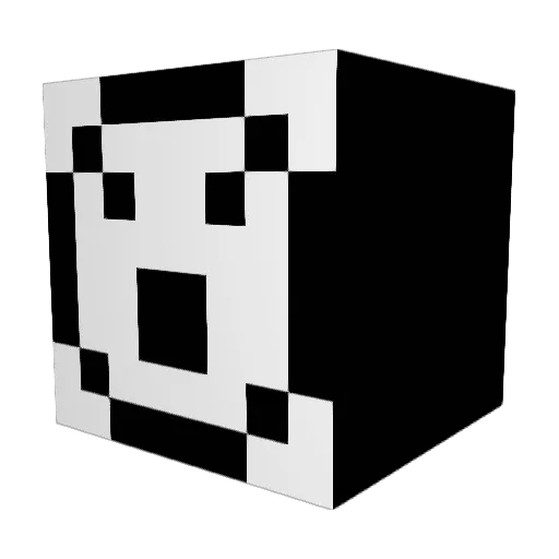 13ENRIC12 Minecraft avatar head, 3D render