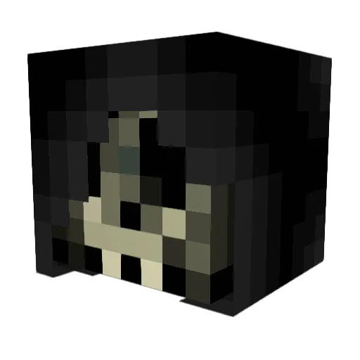 13GhostX13 Minecraft avatar head, 3D render