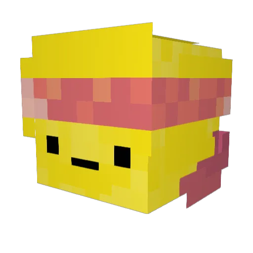 13_Dawid_13 Minecraft avatar head, 3D render