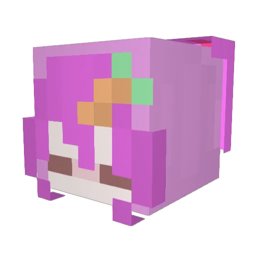 13_x_13 Minecraft avatar head, 3D render