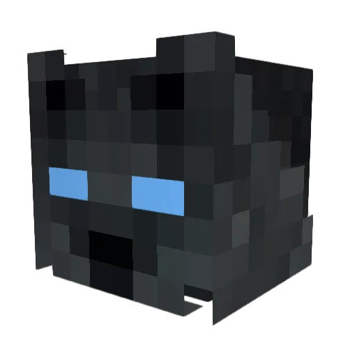 13dogs Minecraft avatar head, 3D render