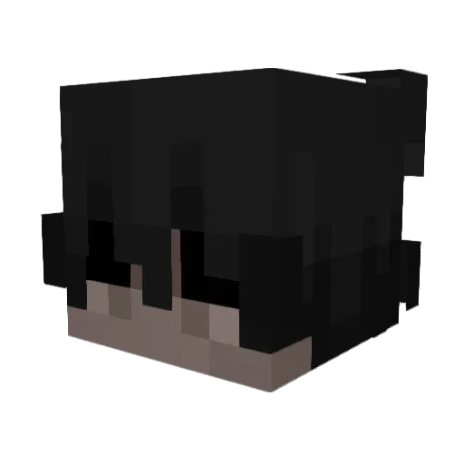 13nyu Minecraft avatar head, 3D render
