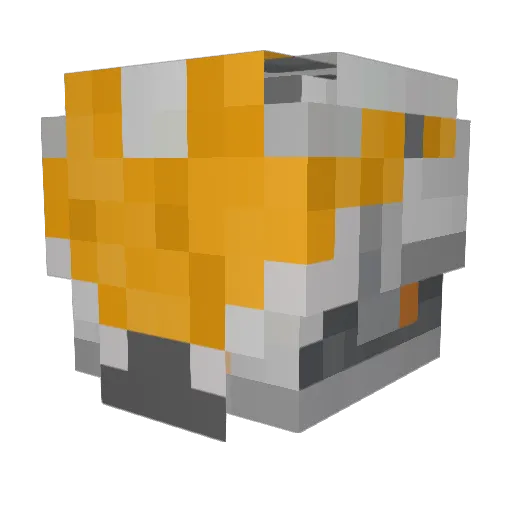 13ram Minecraft avatar head, 3D render