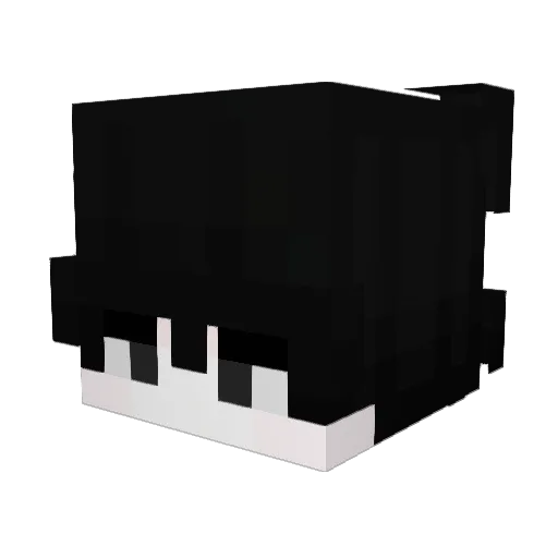 1400x Minecraft avatar head, 3D render