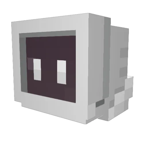 14152 Minecraft avatar head, 3D render