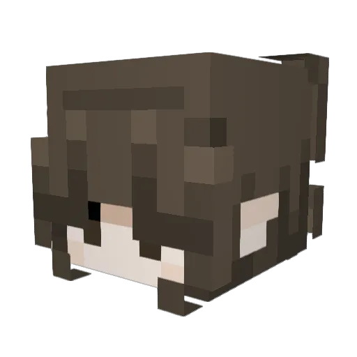 1424274 Minecraft avatar head, 3D render