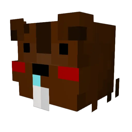 145king Minecraft avatar head, 3D render