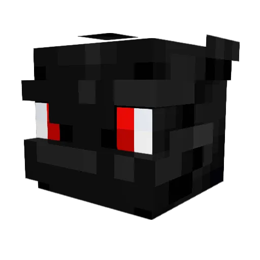 14DG Minecraft avatar head, 3D render