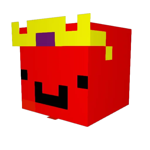 14MegaE Minecraft avatar head, 3D render