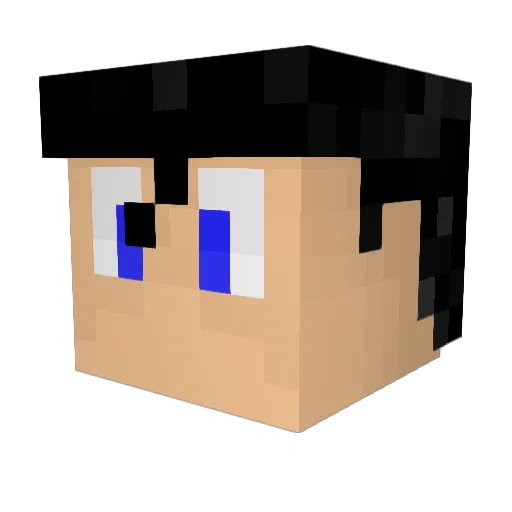 14SuperJoker Minecraft avatar head, 3D render