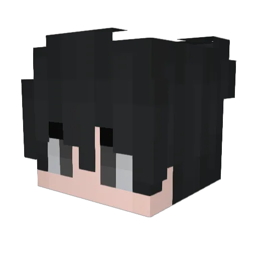 14_inseo Minecraft avatar head, 3D render