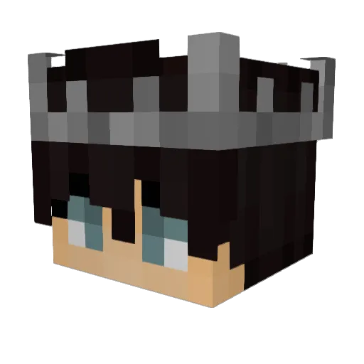 14numbers Minecraft avatar head, 3D render