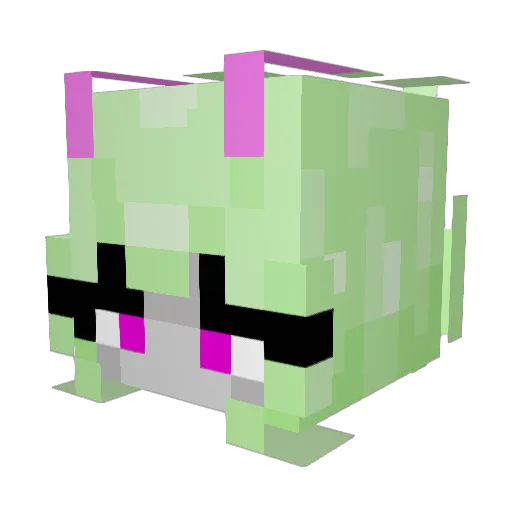 14rats Minecraft avatar head, 3D render