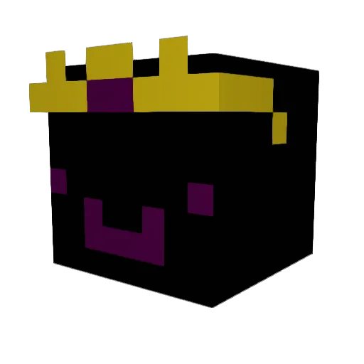14x14 Minecraft avatar head, 3D render