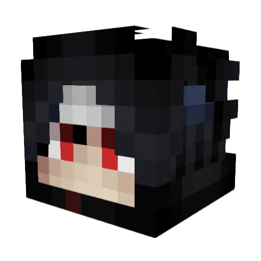 150Blue150 Minecraft avatar head, 3D render