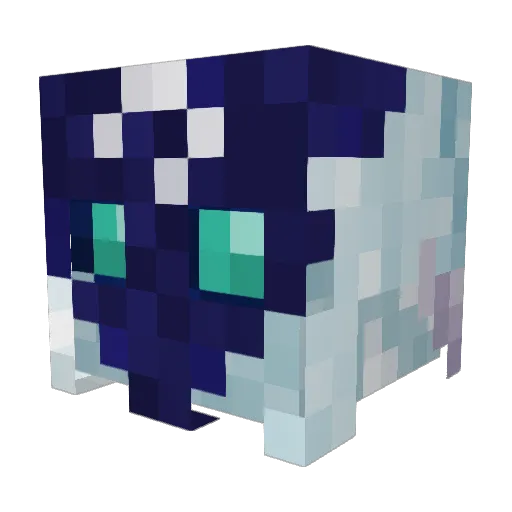 155sniper Minecraft avatar head, 3D render