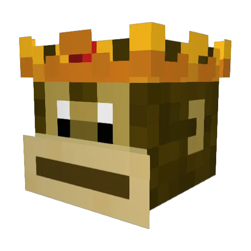 15788 Minecraft avatar head, 3D render