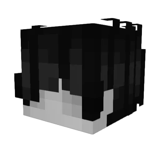 157v Minecraft avatar head, 3D render