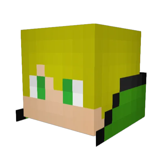 15987632 Minecraft avatar head, 3D render