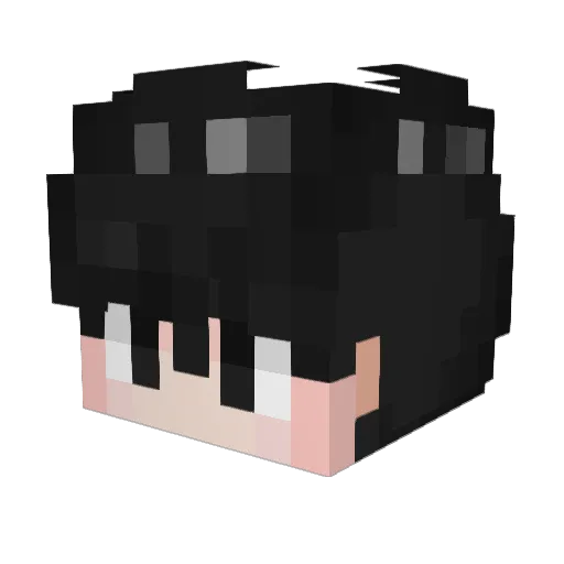 15Puzzle Minecraft avatar head, 3D render